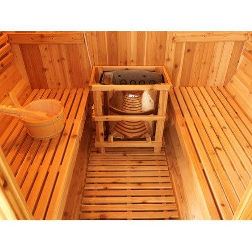 Aspen Peak- Aurora 2-4 Person Traditional Barrel Sauna 300SH-Aspen Peak Solutions