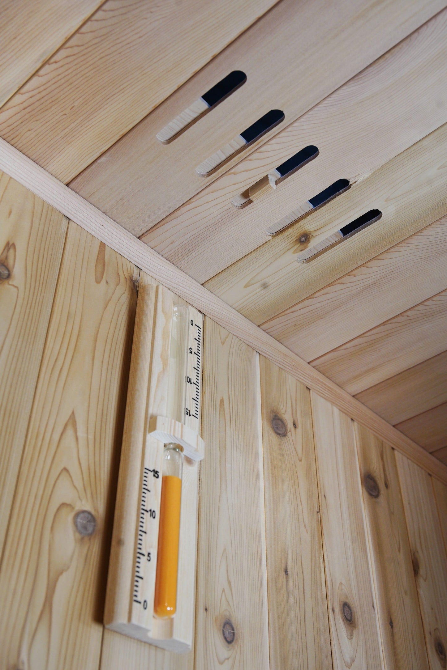 Aspen Peak- Hampton 3 Person Indoor Traditional Sauna w/ Double Bench-Sauna-Aspen Peak Solutions