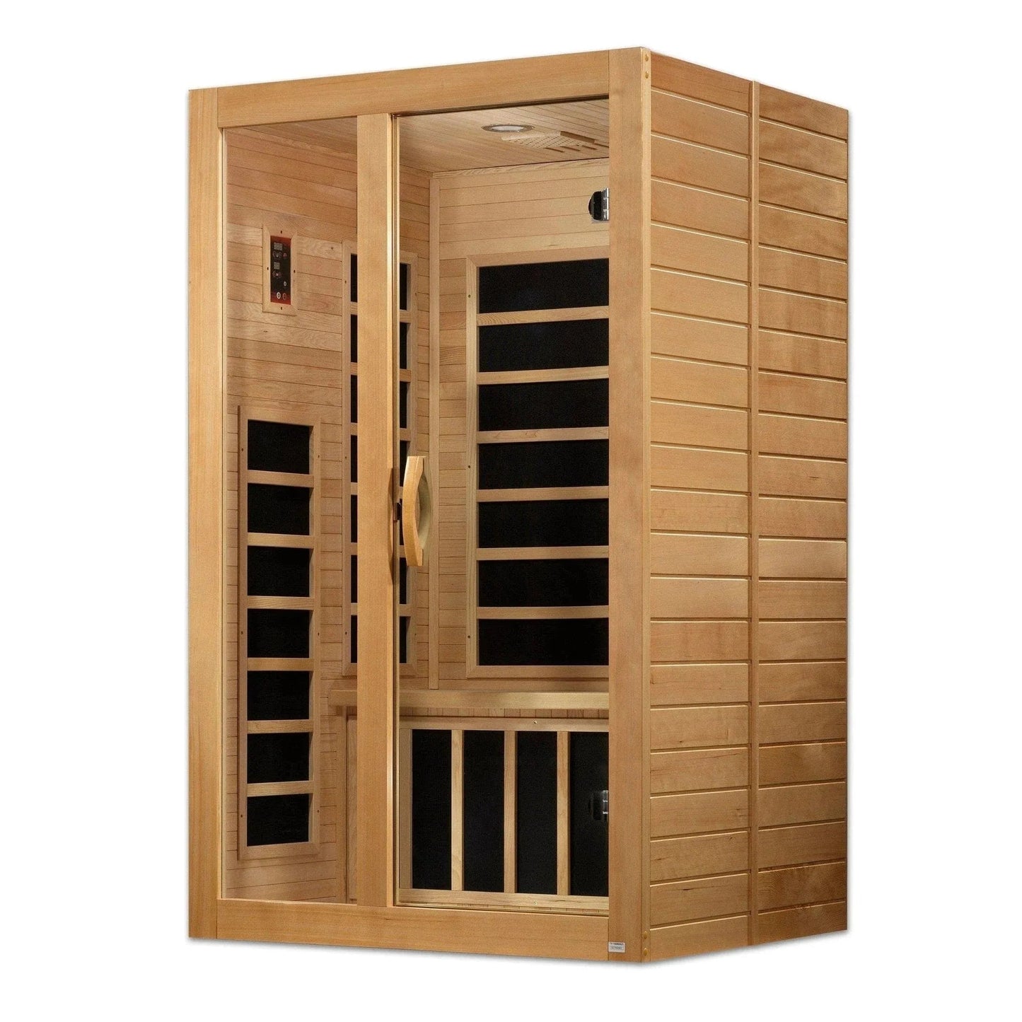 Aspen Peak- "Santiago" 2-person Low EMF FAR Infrared Sauna DYN-6209-01-Sauna-Aspen Peak Solutions