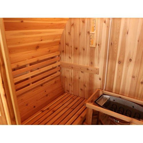 Aspen Peak- Solace 2-Person Traditional Barrel Sauna 200SH-Sauna-Aspen Peak Solutions