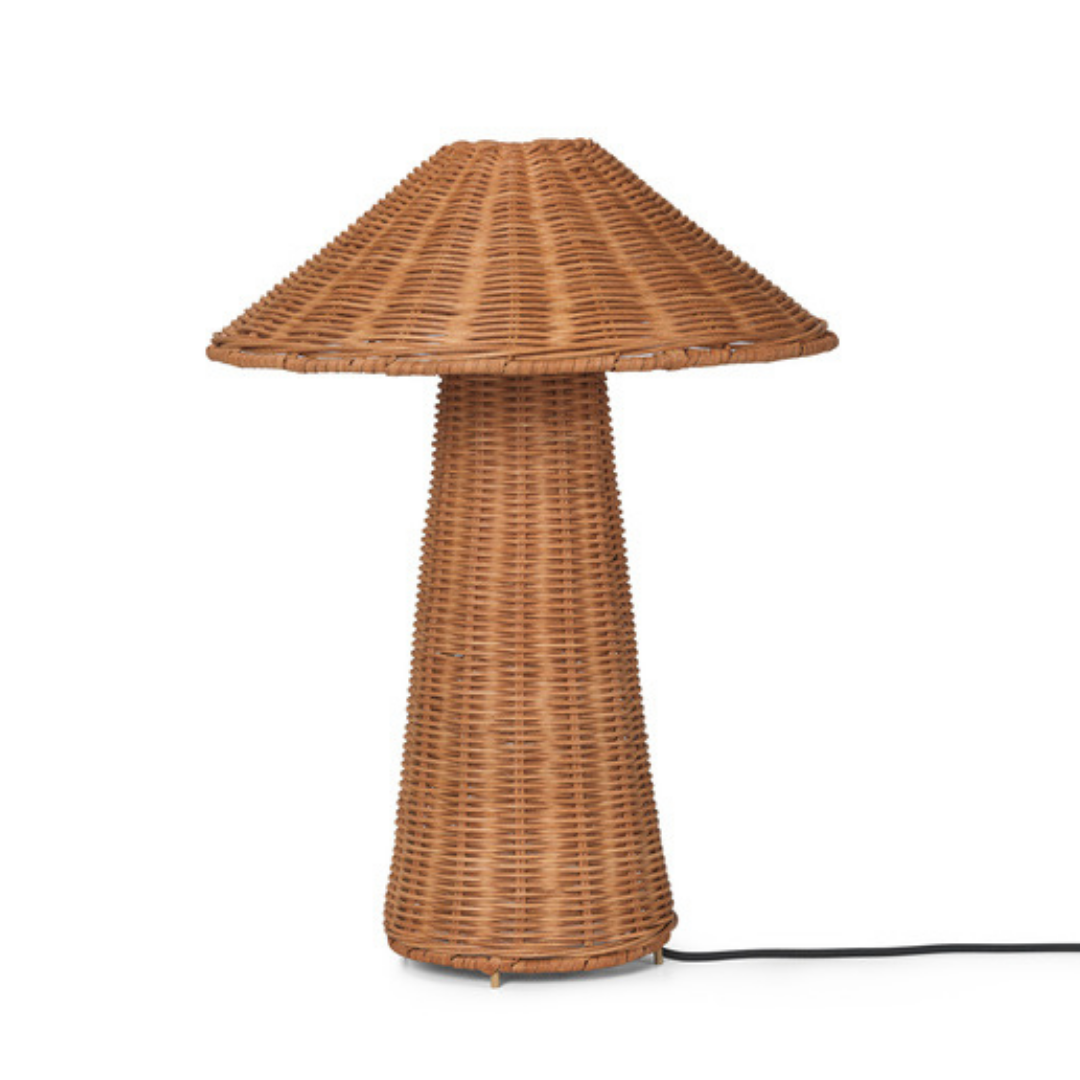 Hand Braided Rattan Table Lamp
