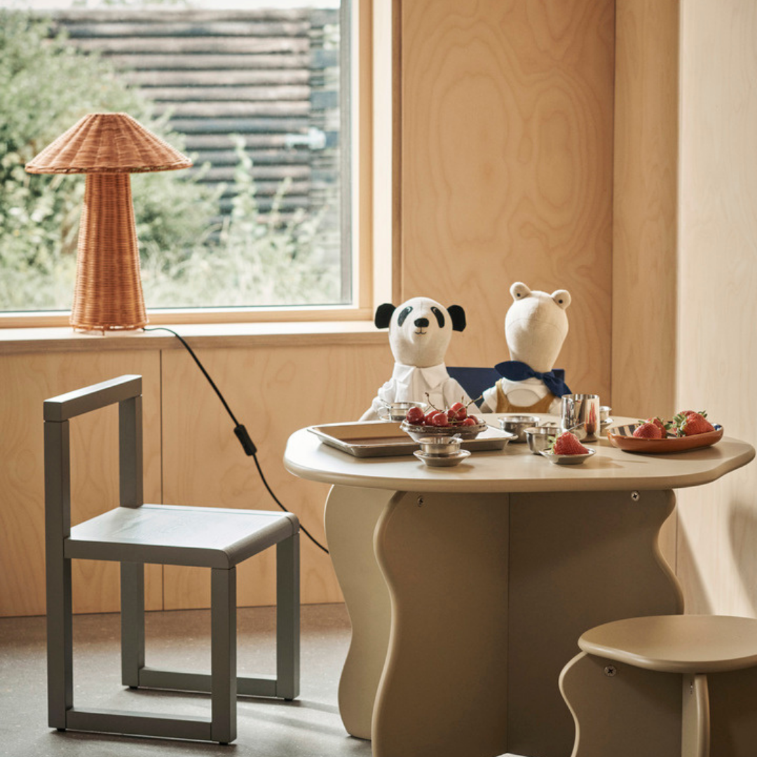Hand Braided Rattan Table Lamp