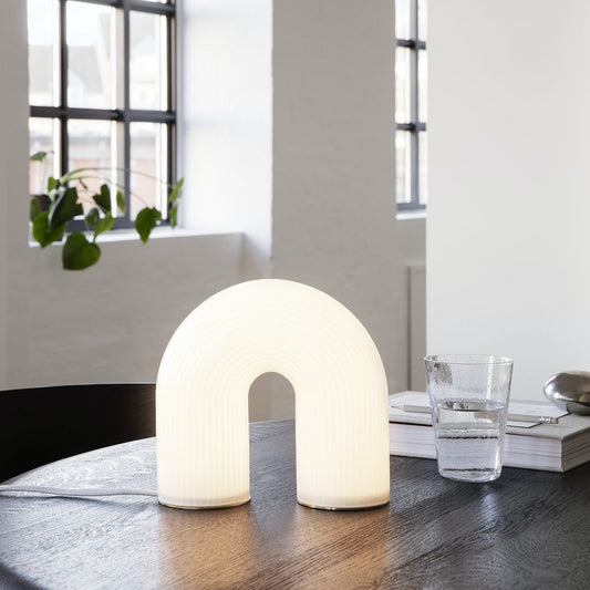 Ripple Glass Sculptural Table Lamp