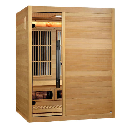 Aspen Peak- 2025 Soria GDI-8330-01 3 Person Hybrid Indoor Sauna.-Sauna-Aspen Peak Solutions