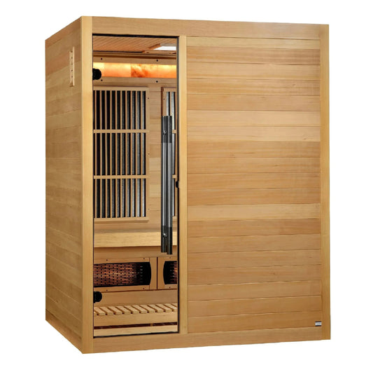 Aspen Peak- 2025 Soria GDI-8330-01 3 Person Hybrid Indoor Sauna.-Sauna-Aspen Peak Solutions