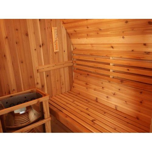 Aspen Peak- Aurora 2-4 Person Traditional Barrel Sauna 300SH-Aspen Peak Solutions