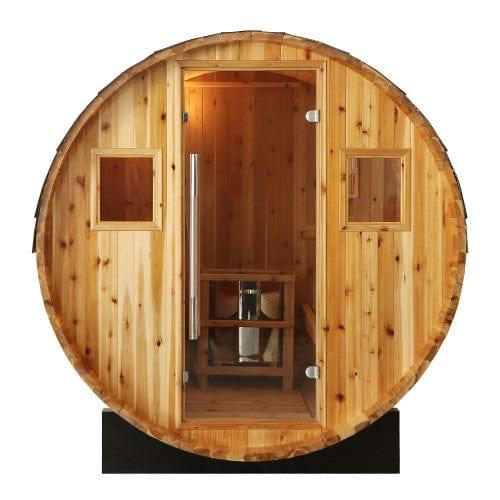 Aspen Peak- Aurora 2-4 Person Traditional Barrel Sauna 300SH-Aspen Peak Solutions