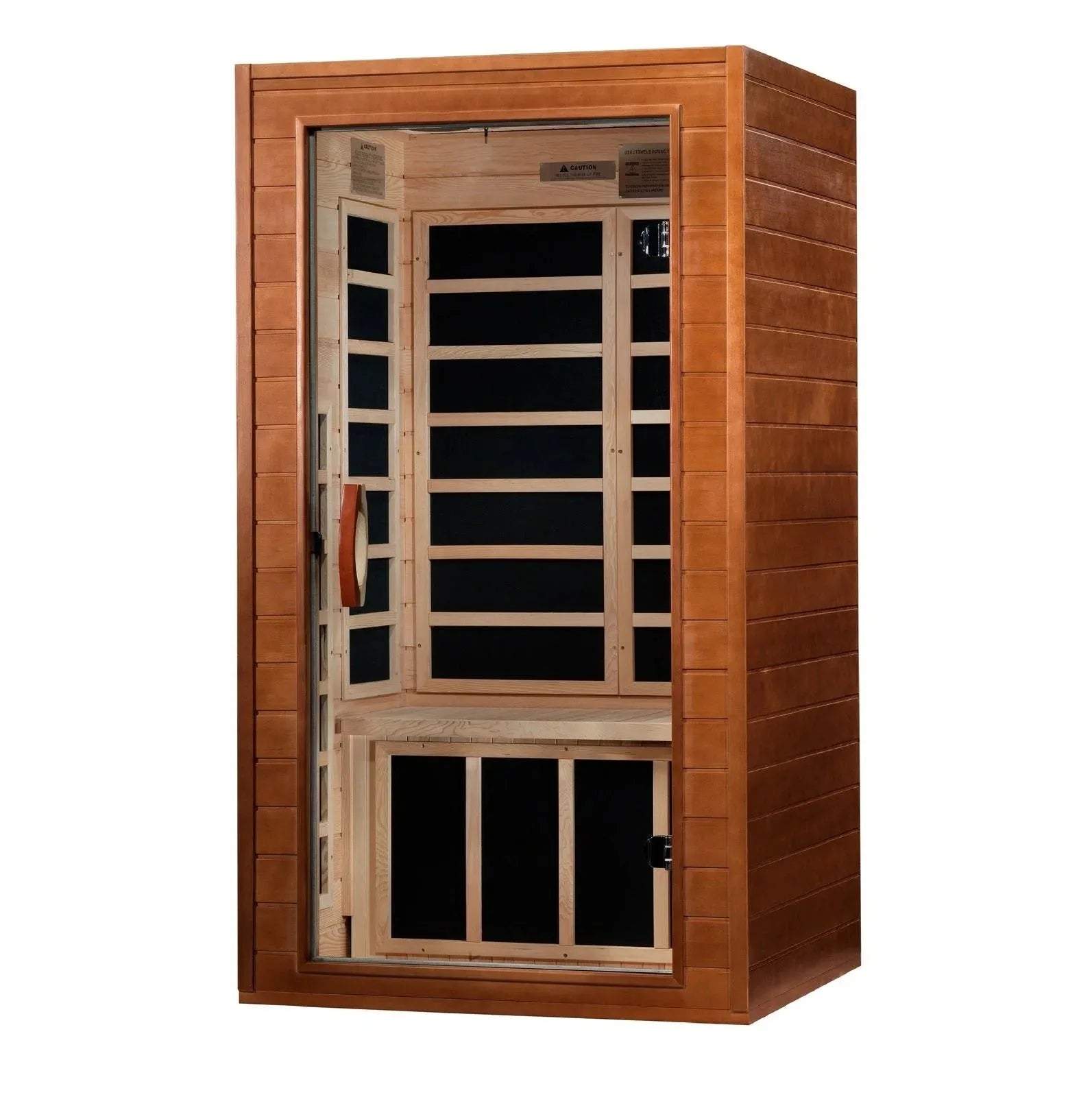 Aspen Peak- "Avila" 1-2-person Low EMF FAR Infrared Sauna DYN-6103-01-Sauna-Aspen Peak Solutions