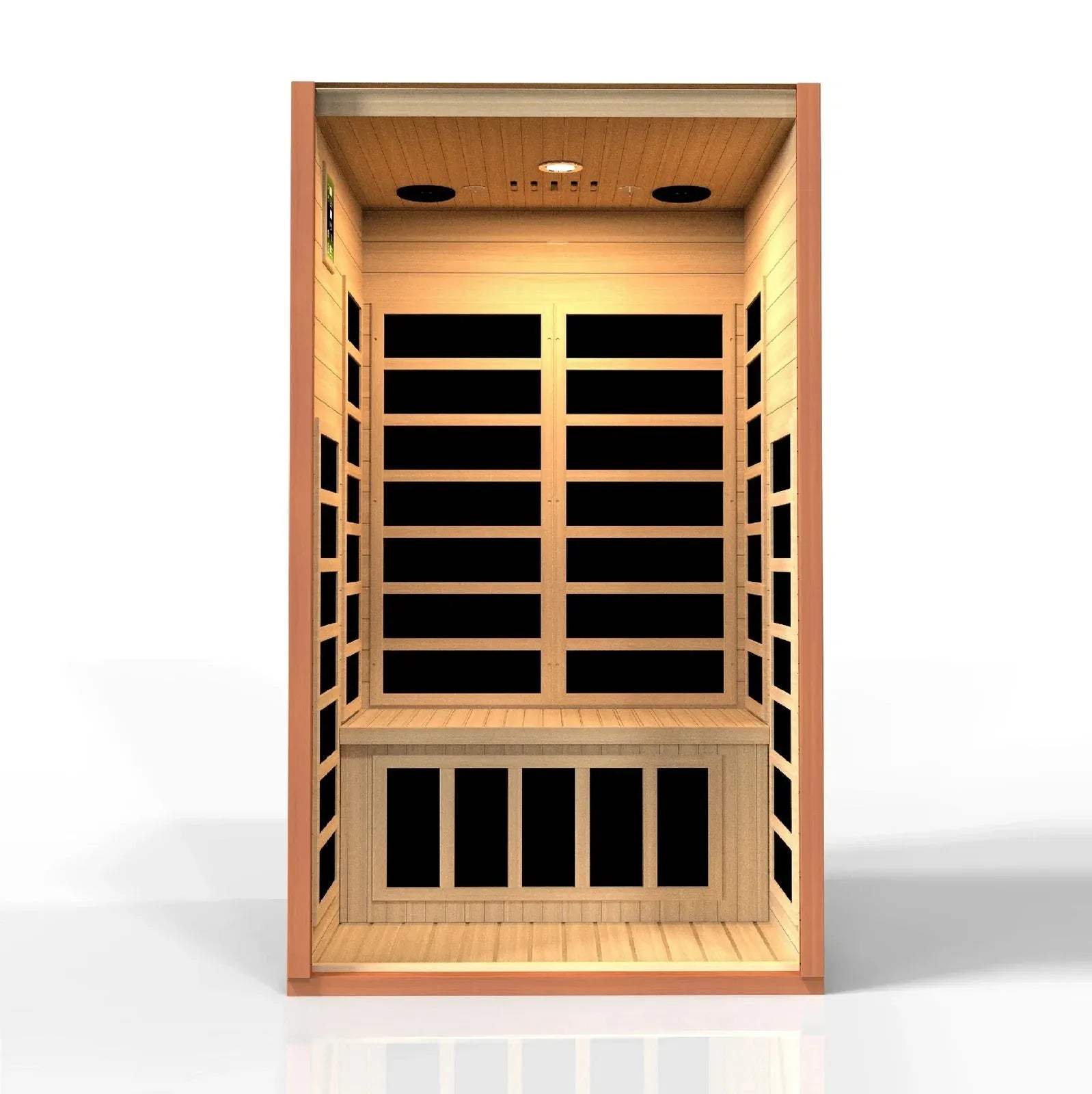 Aspen Peak- "Avila" 1-2-person Low EMF FAR Infrared Sauna DYN-6103-01-Sauna-Aspen Peak Solutions