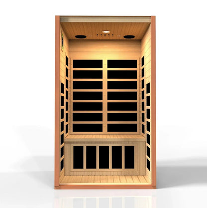 Aspen Peak- "Avila" 1-2-person Low EMF FAR Infrared Sauna DYN-6103-01-Sauna-Aspen Peak Solutions