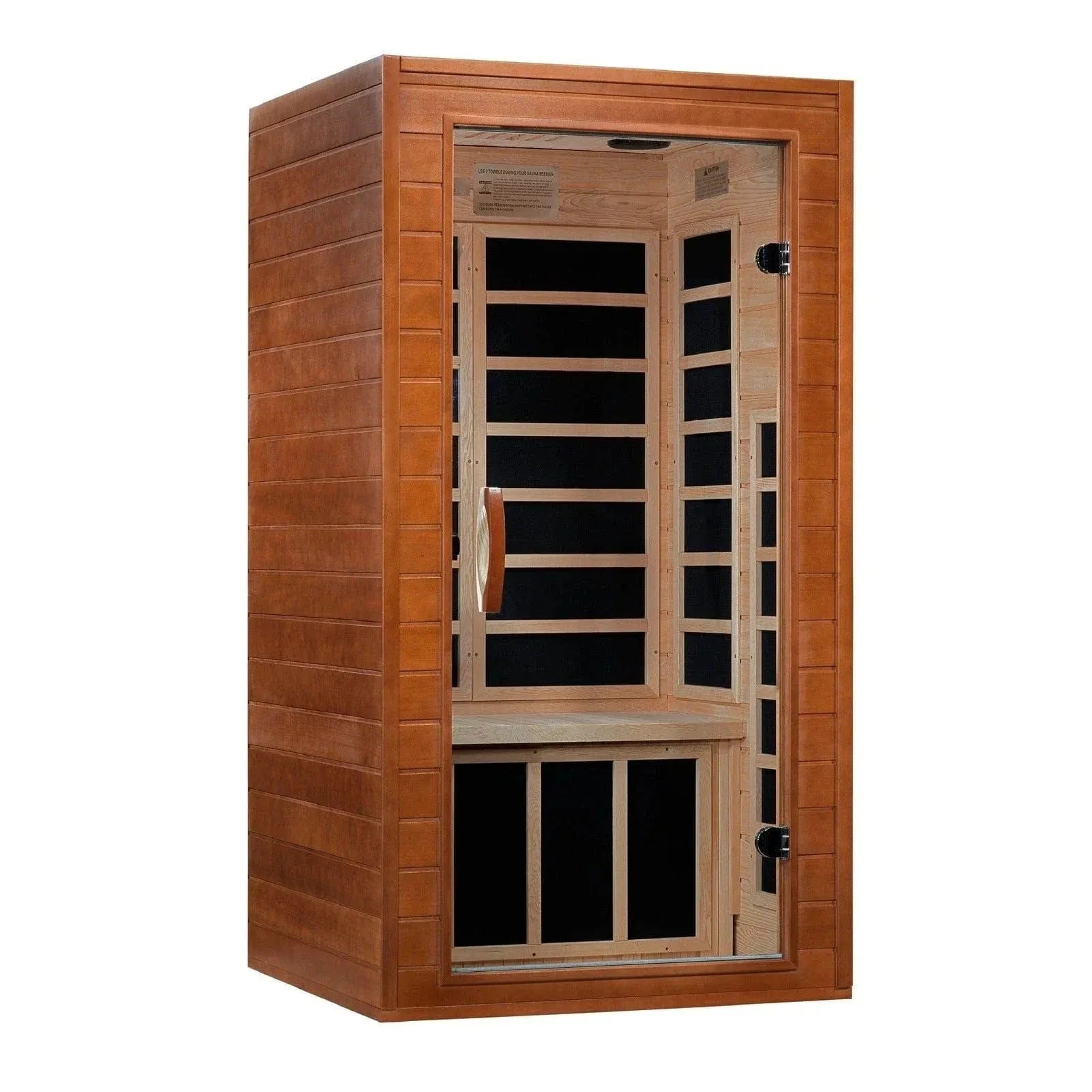 Aspen Peak- "Avila" 1-2-person Low EMF FAR Infrared Sauna DYN-6103-01-Sauna-Aspen Peak Solutions