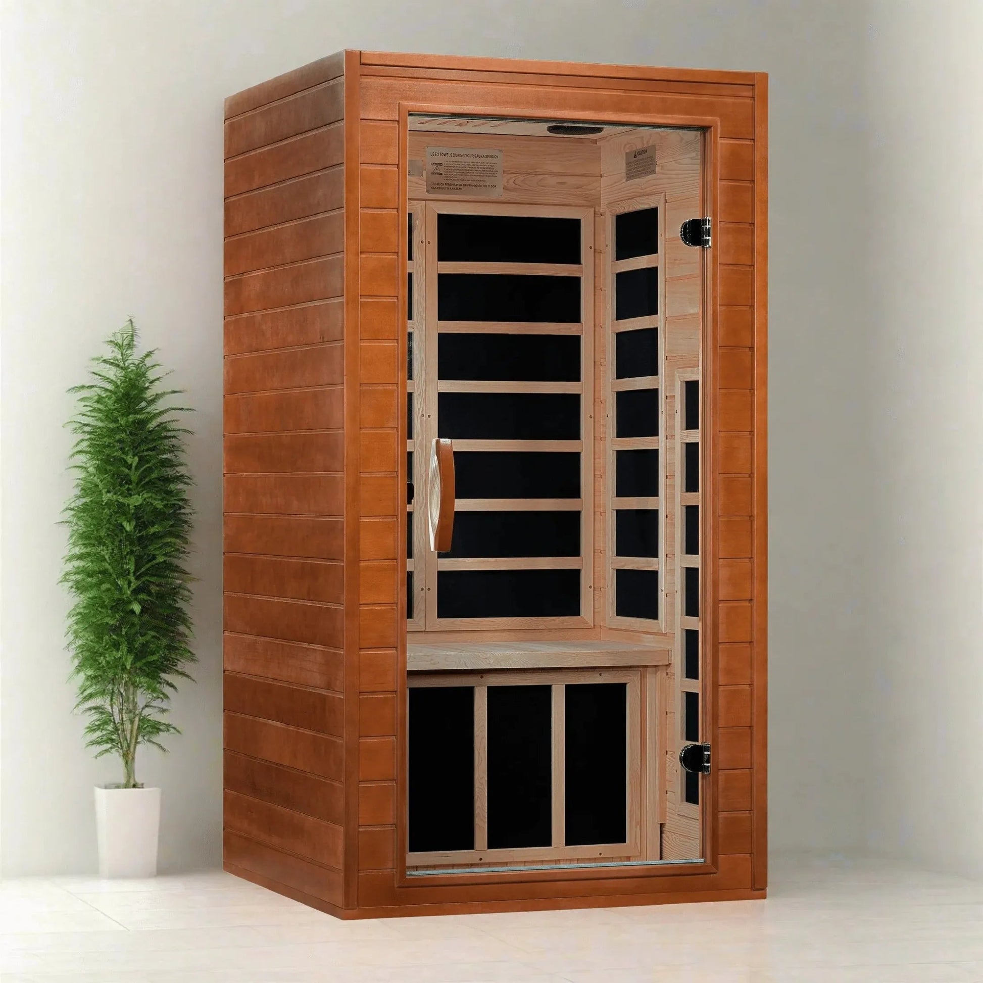 Aspen Peak- Avila Elite 1-2-person Ultra Low EMF FAR Infrared Sauna - DYN-6103-01 Elite-Sauna-Aspen Peak Solutions
