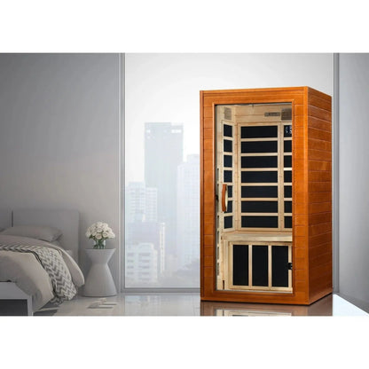 Aspen Peak- Avila Elite 1-2-person Ultra Low EMF FAR Infrared Sauna - DYN-6103-01 Elite-Sauna-Aspen Peak Solutions