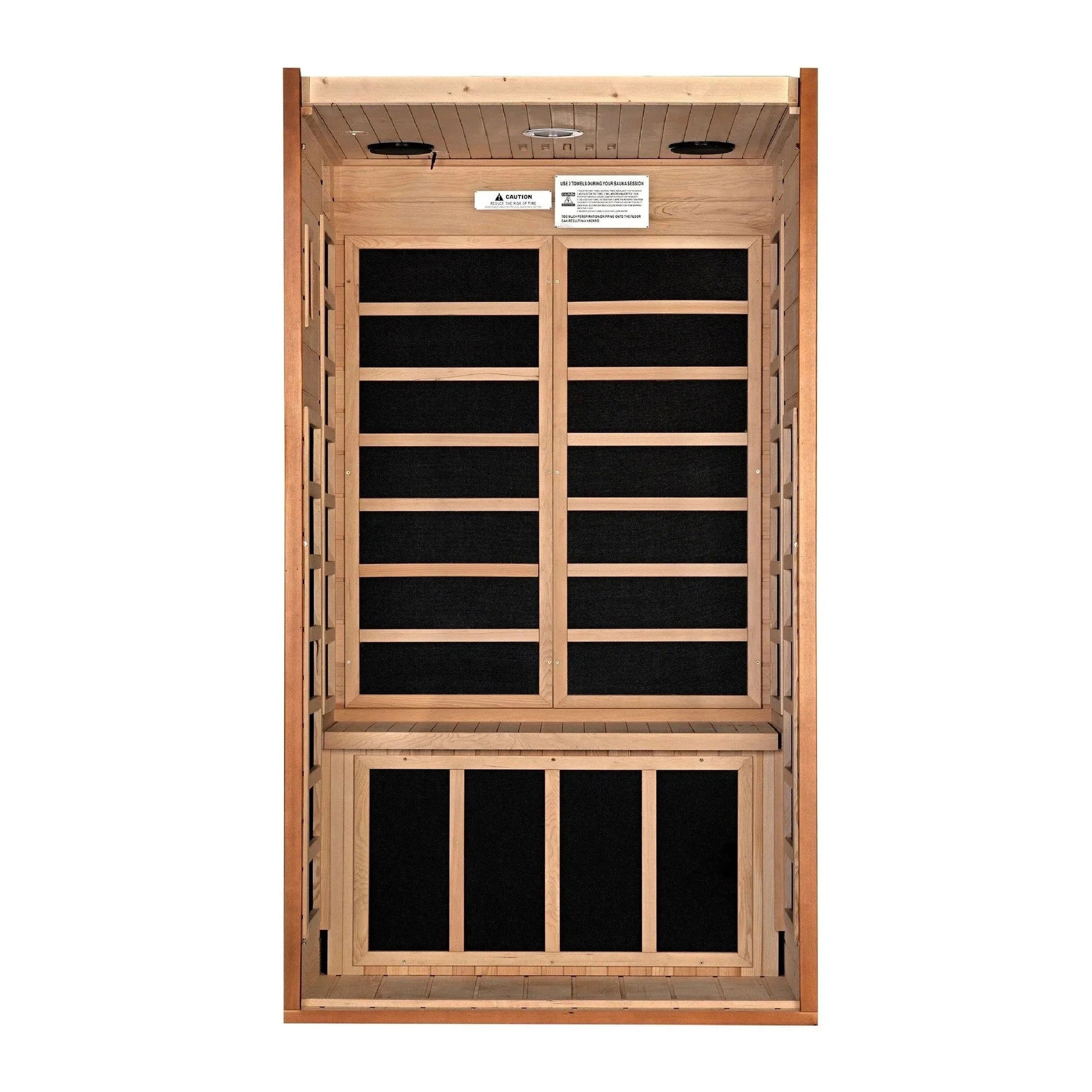 Aspen Peak- Avila Elite 1-2-person Ultra Low EMF FAR Infrared Sauna - DYN-6103-01 Elite-Sauna-Aspen Peak Solutions