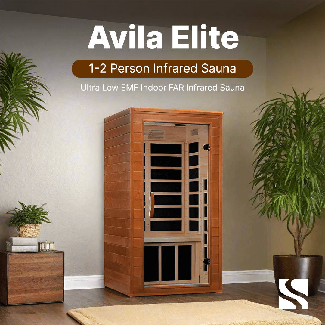 Aspen Peak- Avila Elite 1-2-person Ultra Low EMF FAR Infrared Sauna - DYN-6103-01 Elite-Sauna-Aspen Peak Solutions