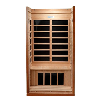 Aspen Peak- "Barcelona" 1-2-person Low EMF FAR Infrared Sauna DYN-6106-01-Sauna-Aspen Peak Solutions