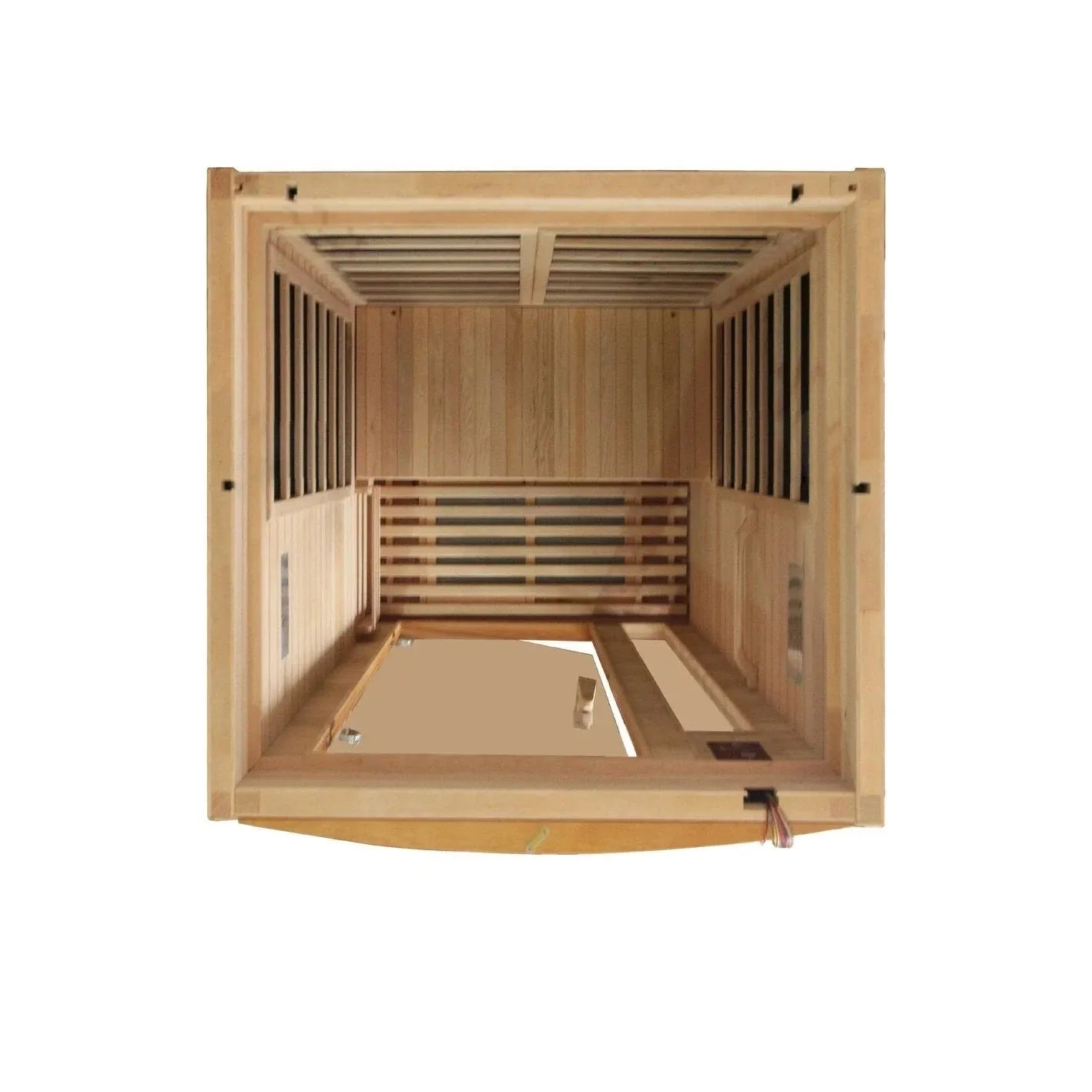 Aspen Peak- "Barcelona" 1-2-person Low EMF FAR Infrared Sauna DYN-6106-01-Sauna-Aspen Peak Solutions