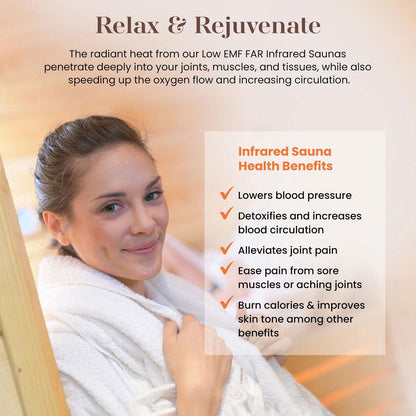 Aspen Peak- "Barcelona" 1-2-person Low EMF FAR Infrared Sauna DYN-6106-01-Sauna-Aspen Peak Solutions