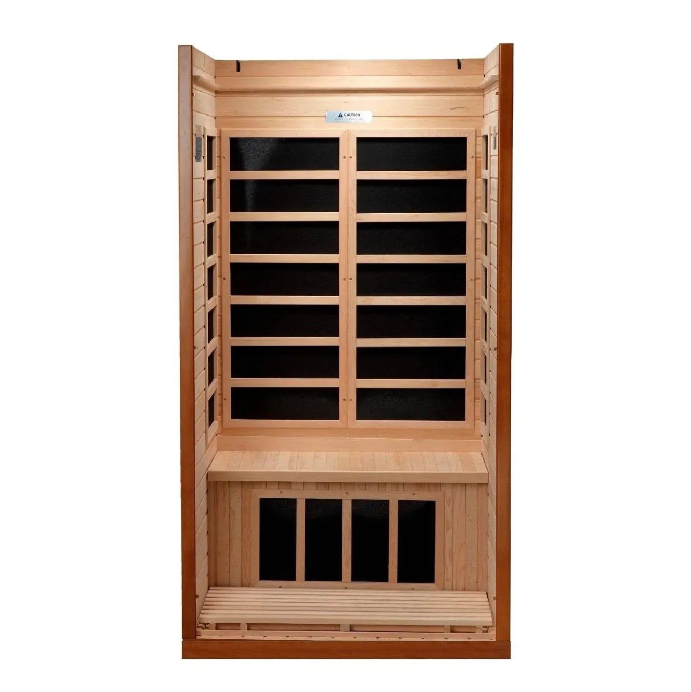 Aspen Peak- Barcelona Elite 1-2-person Ultra Low EMF FAR Infrared Sauna - DYN-6106-01 Elite-Sauna-Aspen Peak Solutions