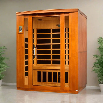 Aspen Peak- "Bellagio" 3-person Low EMF FAR Infrared Sauna - DYN-6306-02-Sauna-Aspen Peak Solutions