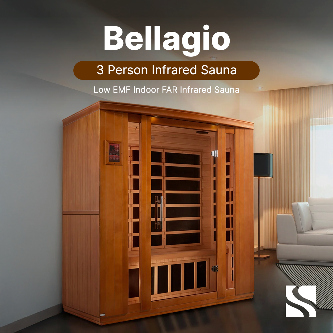 Aspen Peak- "Bellagio" 3-person Low EMF FAR Infrared Sauna - DYN-6306-02-Sauna-Aspen Peak Solutions