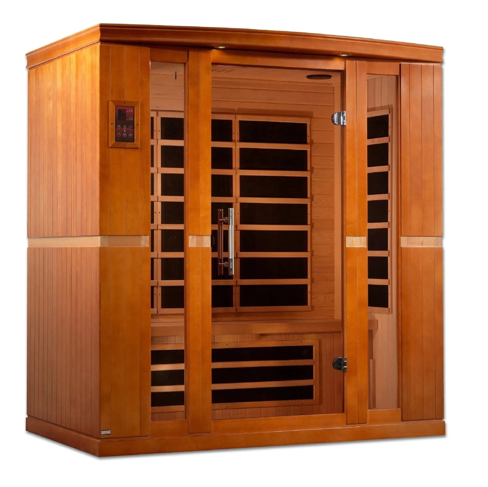 Aspen Peak- "Bergamo" 4-person Low EMF FAR Infrared Sauna DYN-6440-01-Sauna-Aspen Peak Solutions