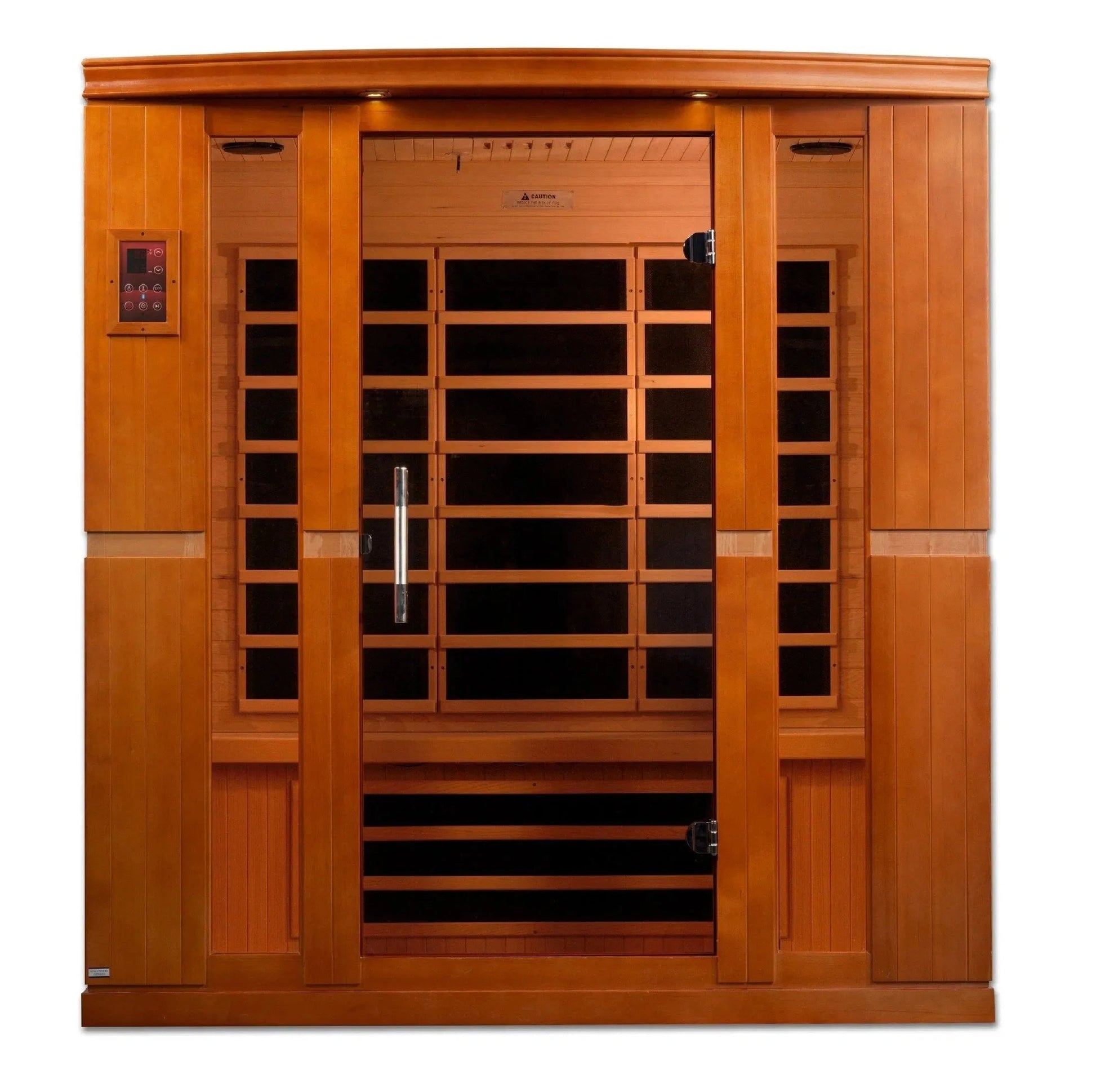 Aspen Peak- "Bergamo" 4-person Low EMF FAR Infrared Sauna DYN-6440-01-Sauna-Aspen Peak Solutions
