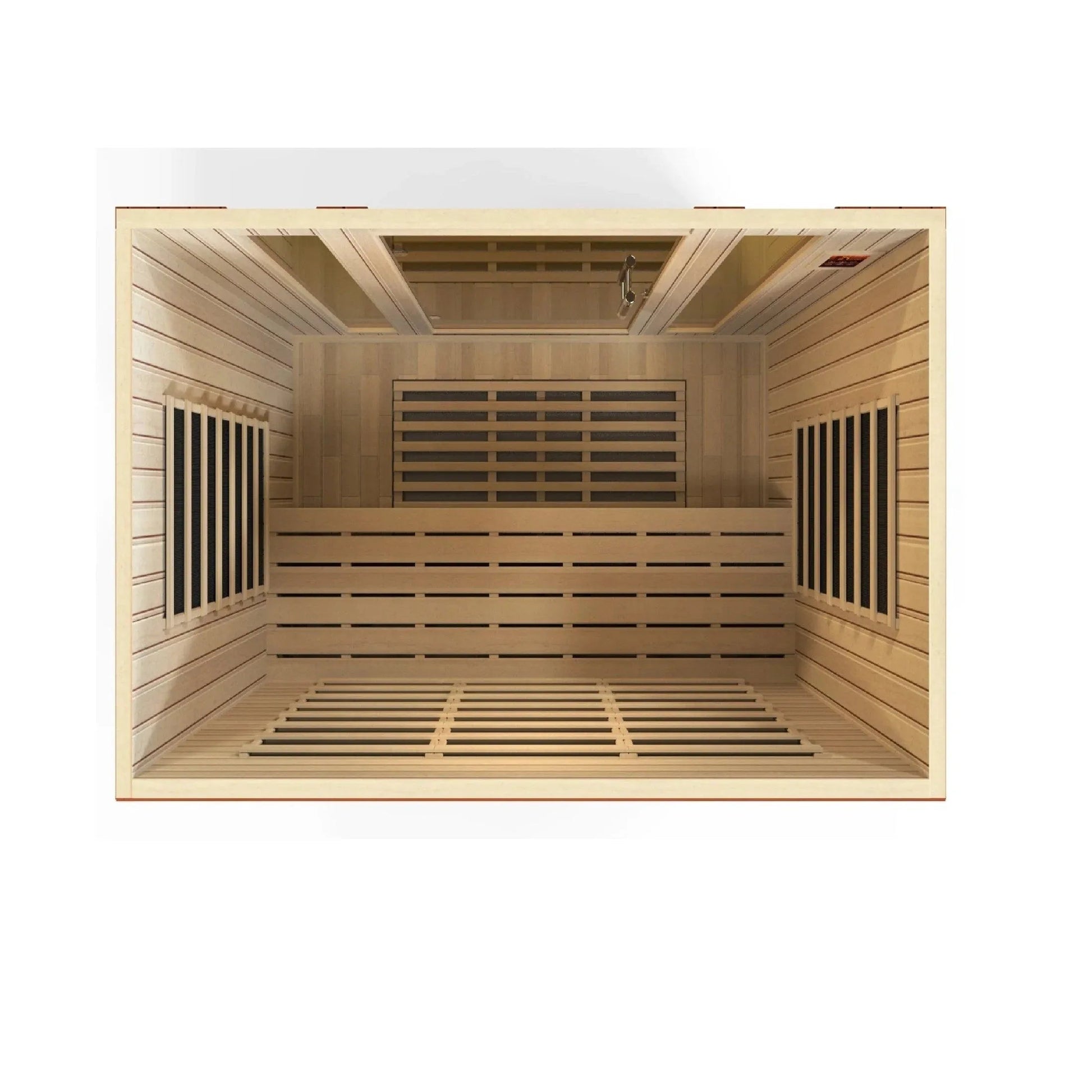 Aspen Peak- "Bergamo" 4-person Low EMF FAR Infrared Sauna DYN-6440-01-Sauna-Aspen Peak Solutions