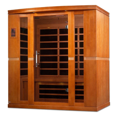 Aspen Peak- "Bergamo" 4-person Low EMF FAR Infrared Sauna DYN-6440-01-Sauna-Aspen Peak Solutions
