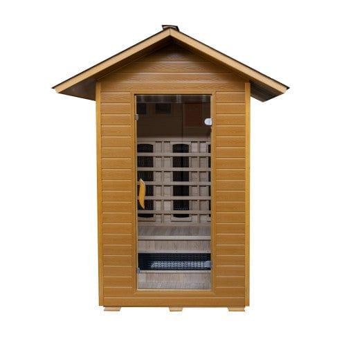 Aspen Peak- Burlington 2-Person Outdoor Infrared Sauna 200D-Sauna-Aspen Peak Solutions