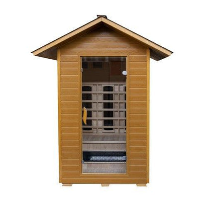 Aspen Peak- Burlington 2-Person Outdoor Infrared Sauna 200D-Sauna-Aspen Peak Solutions