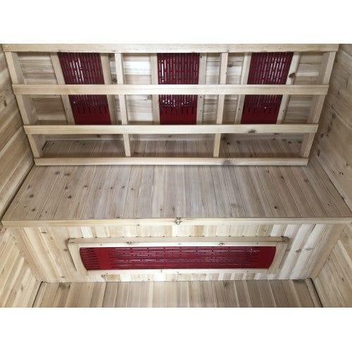 Aspen Peak- Burlington 2-Person Outdoor Infrared Sauna 200D-Sauna-Aspen Peak Solutions