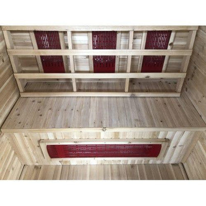 Aspen Peak- Burlington 2-Person Outdoor Infrared Sauna 200D-Sauna-Aspen Peak Solutions