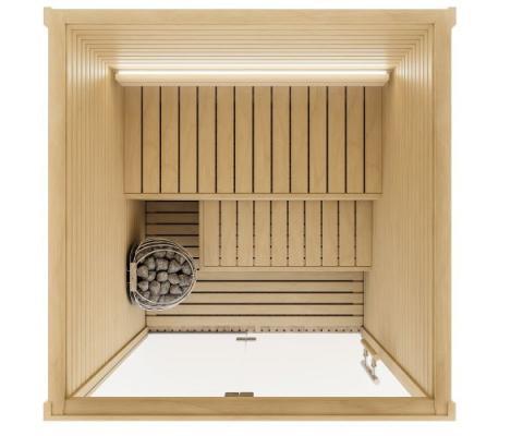 Aspen Peak- Cala Glass Cabin Sauna Kit-Sauna-Aspen Peak Solutions