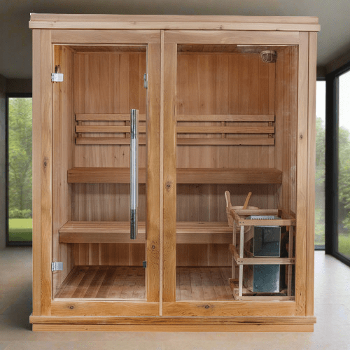 Aspen Peak- Charleston 4-Person Indoor Traditional Sauna 400TN-Sauna-Aspen Peak Solutions