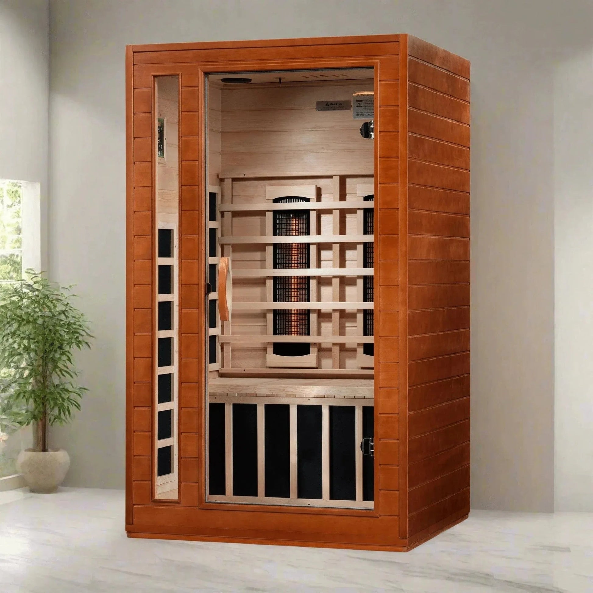 Aspen Peak- "Cordoba" 2-Person Full Spectrum Near Zero EMF FAR Infrared Sauna DYN-6203-02 FS-Sauna-Aspen Peak Solutions