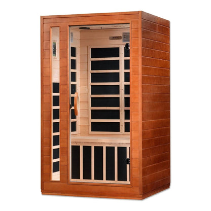 Aspen Peak- "Cordoba" 2-person Low EMF FAR Infrared Sauna - DYN-6203-01-Sauna-Aspen Peak Solutions