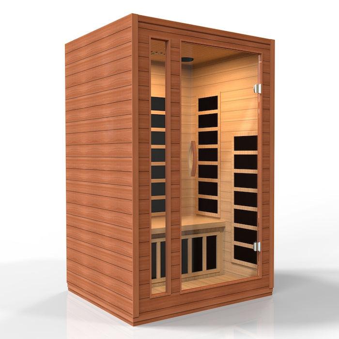 Aspen Peak- Cordoba Elite 2-person Ultra Low EMF FAR Infrared Sauna - DYN-6203-01 Elite-Sauna-Aspen Peak Solutions