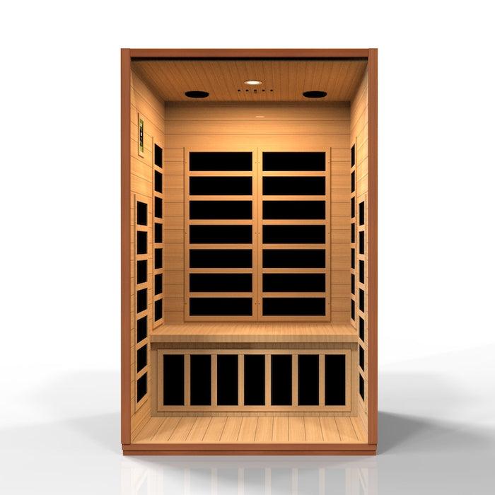 Aspen Peak- Cordoba Elite 2-person Ultra Low EMF FAR Infrared Sauna - DYN-6203-01 Elite-Sauna-Aspen Peak Solutions