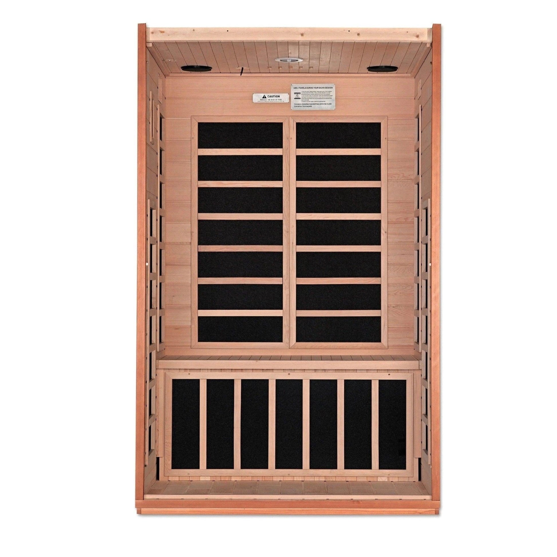 Aspen Peak- Cordoba Elite 2-person Ultra Low EMF FAR Infrared Sauna - DYN-6203-01 Elite-Sauna-Aspen Peak Solutions