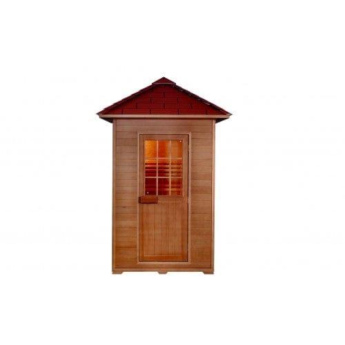Aspen Peak- Eagle 2-Person Outdoor Traditional Sauna 200D1-Sauna-Aspen Peak Solutions