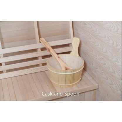 Aspen Peak- Eagle 2-Person Outdoor Traditional Sauna 200D1-Sauna-Aspen Peak Solutions