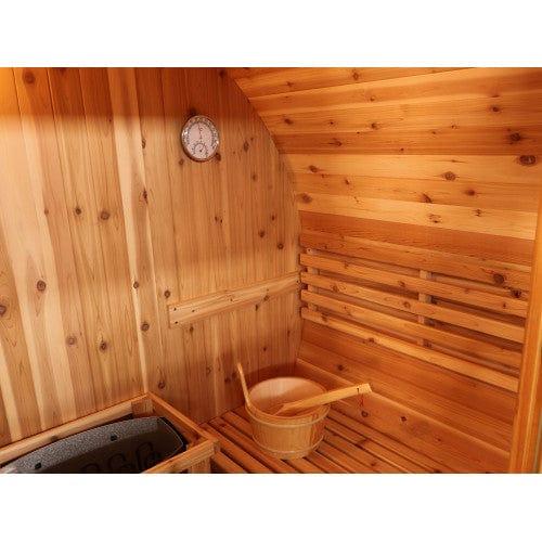 Aspen Peak- Galley 4-Person Traditional Barrel Sauna 400SH-Sauna-Aspen Peak Solutions
