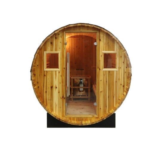 Aspen Peak- Galley 4-Person Traditional Barrel Sauna 400SH-Sauna-Aspen Peak Solutions