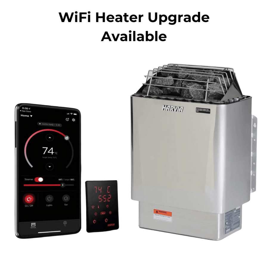 Aspen Peak- "Gargellen" 5 Person Hybrid Outdoor Sauna GDI-8125-01-Sauna-Aspen Peak Solutions