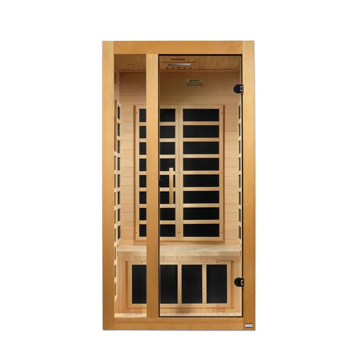 Aspen Peak- "Gracia" 1-2-person Low EMF FAR Infrared Sauna DYN-6119-01-Sauna-Aspen Peak Solutions