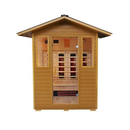 Aspen Peak- Grandby 3-Person Outdoor Infrared Sauna 300D-Sauna-Aspen Peak Solutions