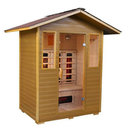 Aspen Peak- Grandby 3-Person Outdoor Infrared Sauna 300D-Sauna-Aspen Peak Solutions