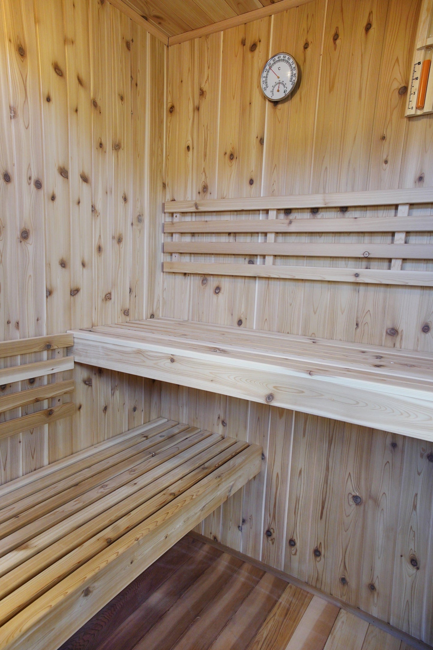 Aspen Peak- Hampton 3 Person Indoor Traditional Sauna w/ Double Bench-Sauna-Aspen Peak Solutions