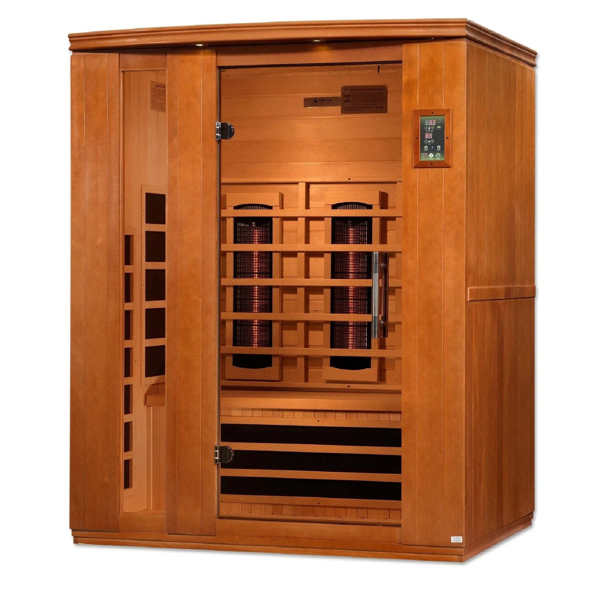 Aspen Peak- "Lugano" 3-Person Full Spectrum Near Zero EMF FAR Infrared Sauna DYN-6336-03 FS-Sauna-Aspen Peak Solutions